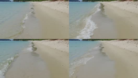 热带沙滩，白色沙滩，4k高清在线视频素材下载