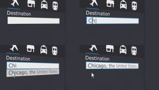 在线购买飞往芝加哥的机票前往美国高清在线视频素材下载