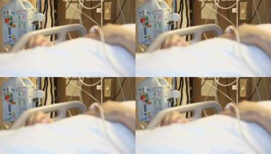 医院床上的手高清在线视频素材下载