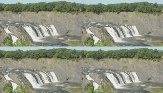 科荷斯瀑布在纽约州高清在线视频素材下载