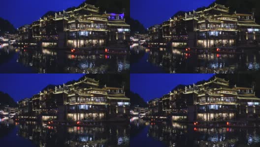 中国凤凰古城高清在线视频素材下载