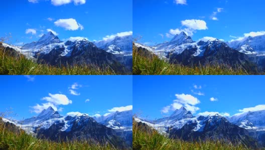 4k时光流逝:瑞士阿尔卑斯山高清在线视频素材下载