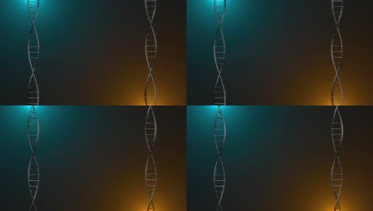 DNA的抽象背景高清在线视频素材下载