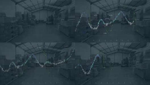 动画统计和数据处理的仓库高清在线视频素材下载