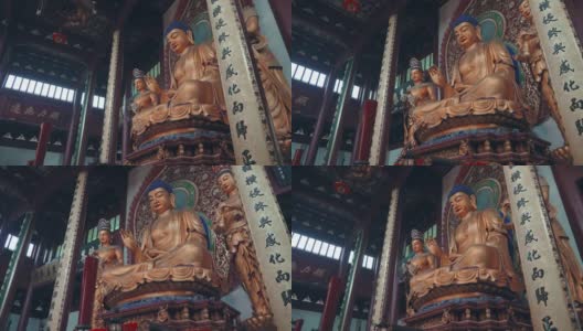 灵隐寺，中国杭州。高清在线视频素材下载