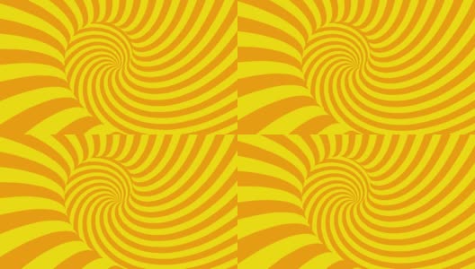 几何幻象隧道抽象背景2橙色高清在线视频素材下载