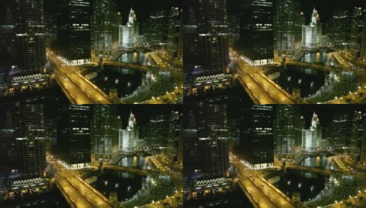 芝加哥市中心高清在线视频素材下载