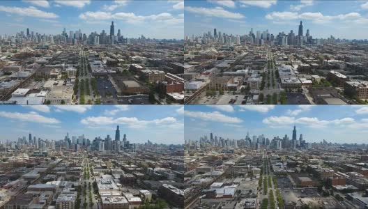 芝加哥天际线高清在线视频素材下载