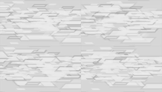 灰白色科技几何抽象视频动画高清在线视频素材下载