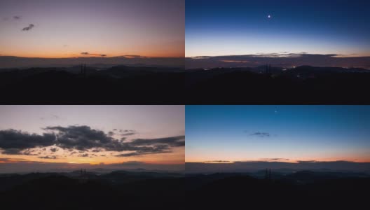Timelapse of Sunrise at dusk高清在线视频素材下载