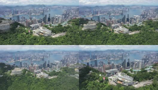 位于香港山顶的豪宅高清在线视频素材下载