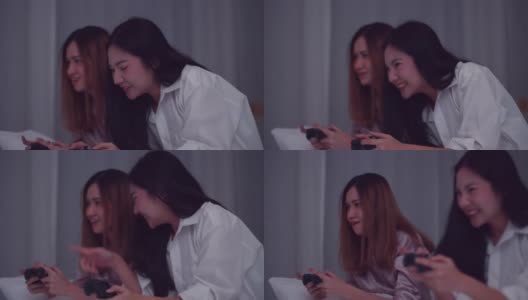 年轻的亚洲女性室友高清在线视频素材下载