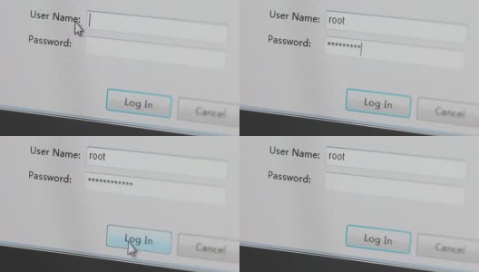 输入名称和密码高清在线视频素材下载