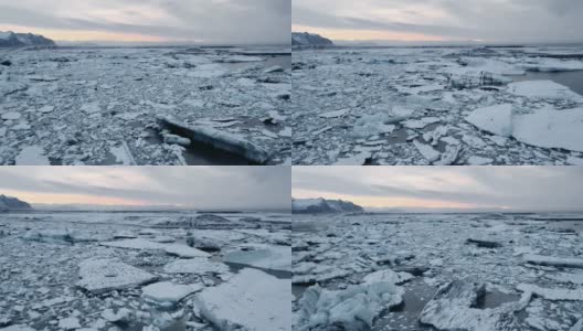 碎的冰山高清在线视频素材下载
