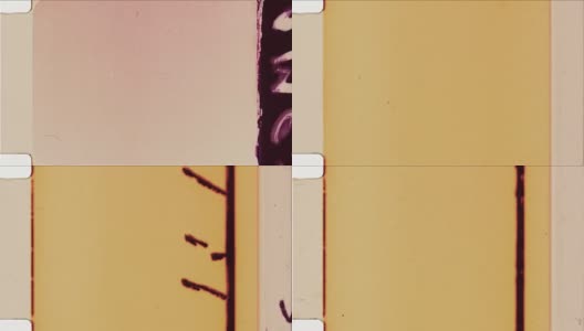 35毫米胶片用完干涉胶片开始胶片高清在线视频素材下载