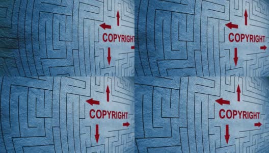 版权迷宫的概念高清在线视频素材下载