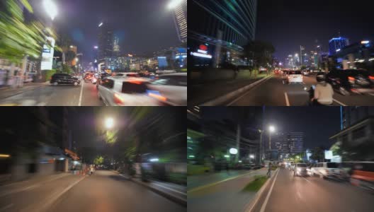 在雅加达城市的道路上拍摄。印尼高清在线视频素材下载