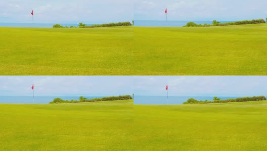 巴厘岛美丽的高尔夫球场高清在线视频素材下载