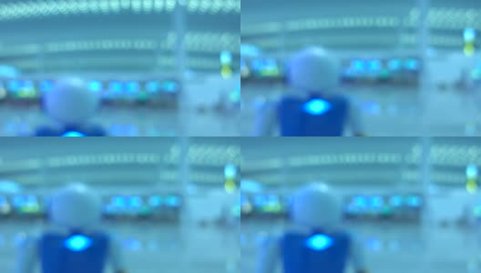 机场人工智能机器人高清在线视频素材下载