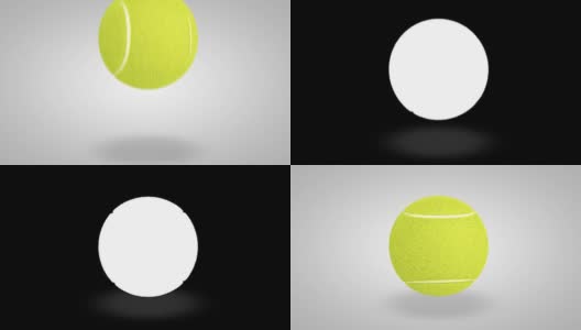3D网球弹跳01高清在线视频素材下载