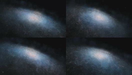 无缝的星系旋转高清在线视频素材下载