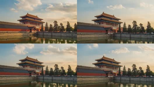 紫禁城时光流逝，北京，中国高清在线视频素材下载