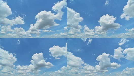 天空中移动的云时间流逝高清在线视频素材下载