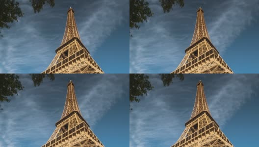 埃菲尔铁塔，巴黎。法国高清在线视频素材下载