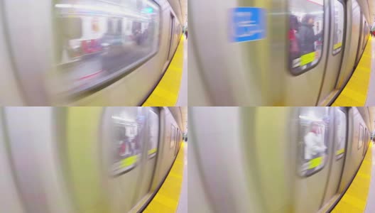 上海地铁到站了。高清在线视频素材下载