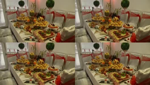 婚宴上的传统食物高清在线视频素材下载