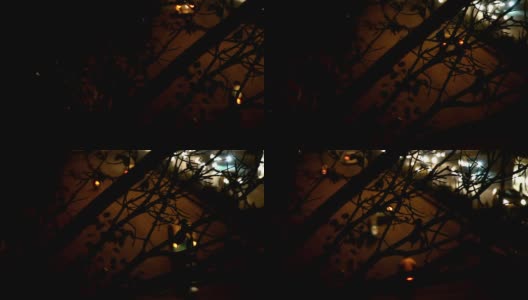 交通和城市灯光散焦高清在线视频素材下载