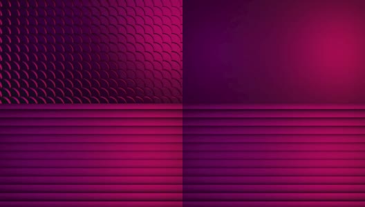 数字完美循环抽象紫色阴影垂直线移动背景动画。垂直移动条纹3D动画高清在线视频素材下载