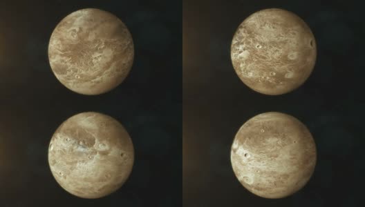 现实行星冥王星在深空旋转。高清在线视频素材下载