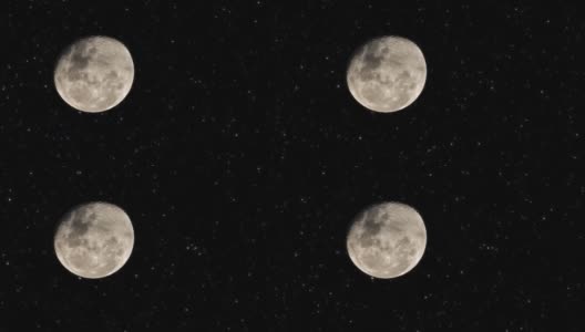 美丽的满月景象高清在线视频素材下载