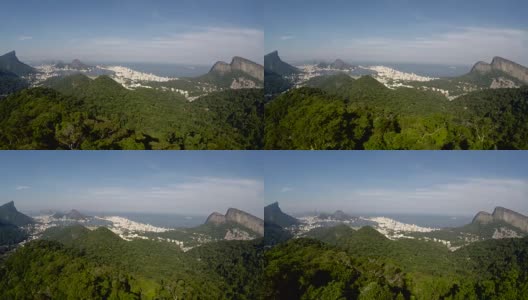 俯瞰巴西著名景点“Vista Chinesa”高清在线视频素材下载