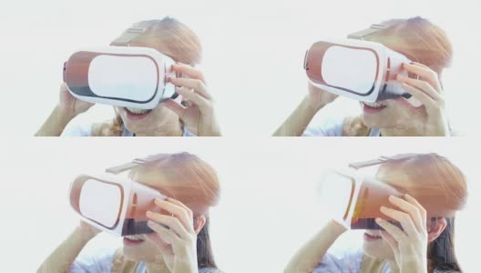 虚拟现实眼镜高清在线视频素材下载