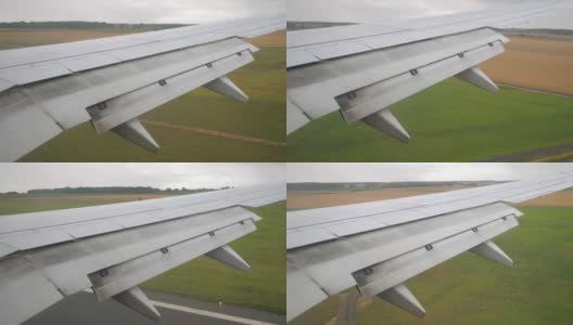 飞机以180帧/秒的慢动作在田野上空飞行高清在线视频素材下载