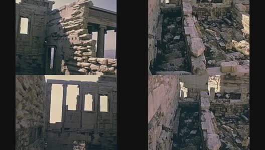 伊瑞克提翁神殿希腊高清在线视频素材下载