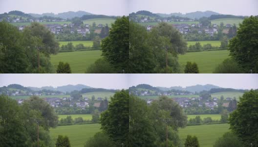 德国一个美丽的小村庄高清在线视频素材下载