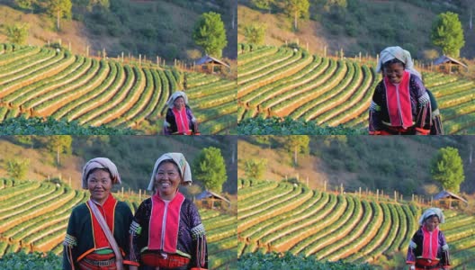拉祜族妇女高清在线视频素材下载