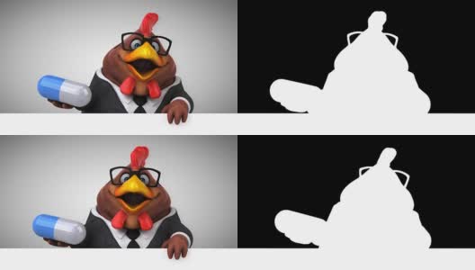 有趣的鸡- 3D动画高清在线视频素材下载