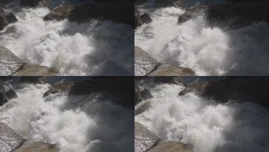 记录默塞德河春季高水位的60p高清在线视频素材下载