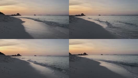 印度洋上的日落高清在线视频素材下载