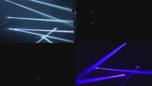 音乐厅里的灯光和光束高清在线视频素材下载