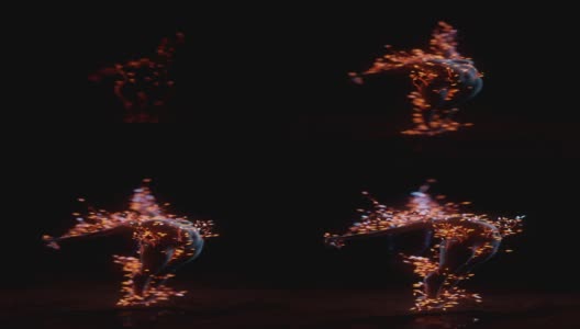 《秋天女士》抽象概念3D动画高清在线视频素材下载