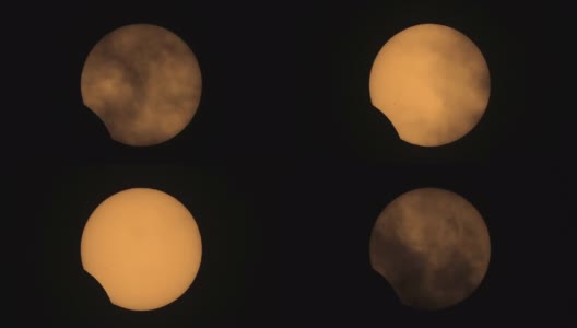 2015年3月20日发生日食。高清在线视频素材下载