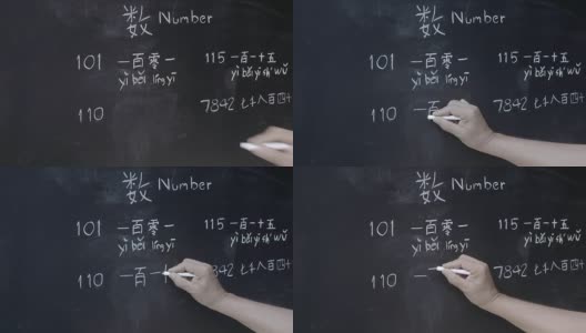 在教室里学习汉语拼音。高清在线视频素材下载