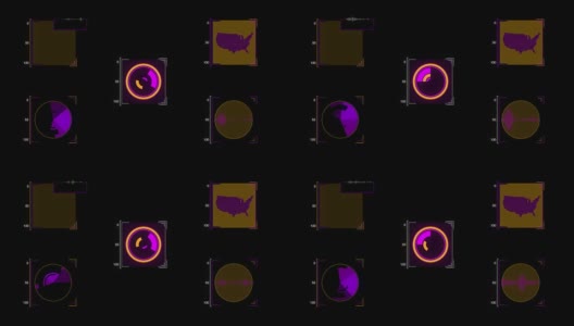 未来HUD运动图形高清在线视频素材下载