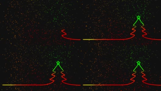 圣诞树动画库存视频高清在线视频素材下载