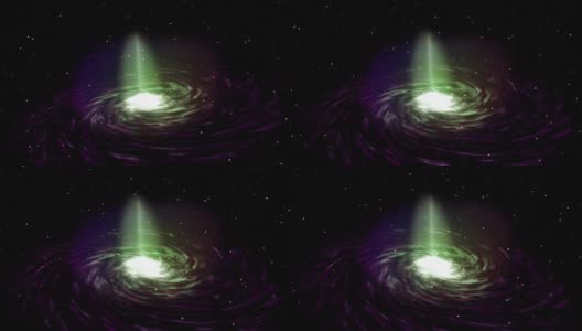 星系黄紫色空间星动画运动图形高清在线视频素材下载